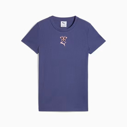 Graphics Ribbed Tee IV blue crystal r . 140 cm